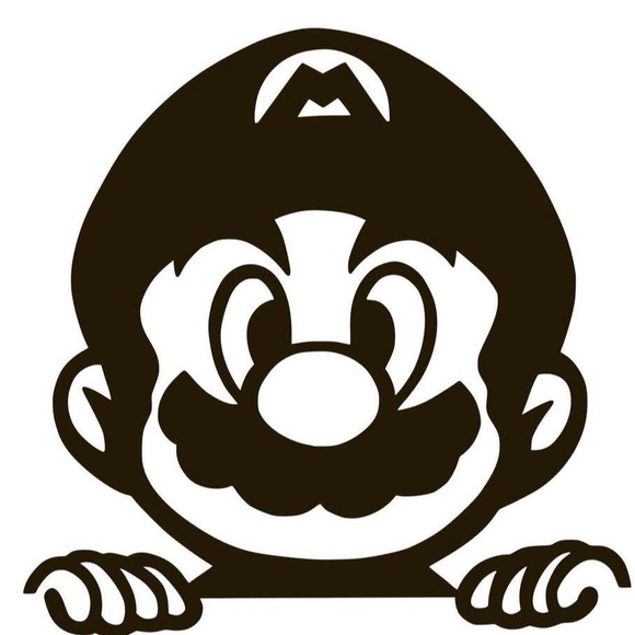 Other New Peeking Mario Car Decal Poshmark